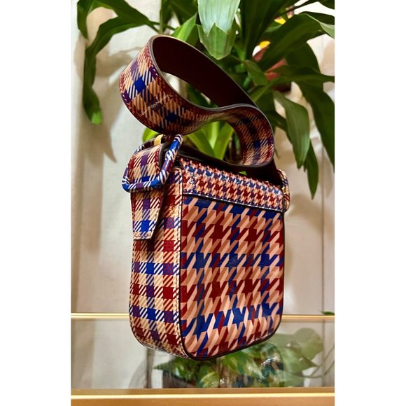 ♦️♦️ TORY BURCH AUTHENTIC PLAID SAWYER HANDBAG ♦️♦️ - Picture 6 of 16